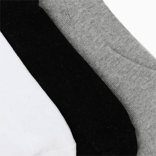 PUMA Sport Unisex Socks Pack of 3, White/ Black/ Grey, extralarge-IND